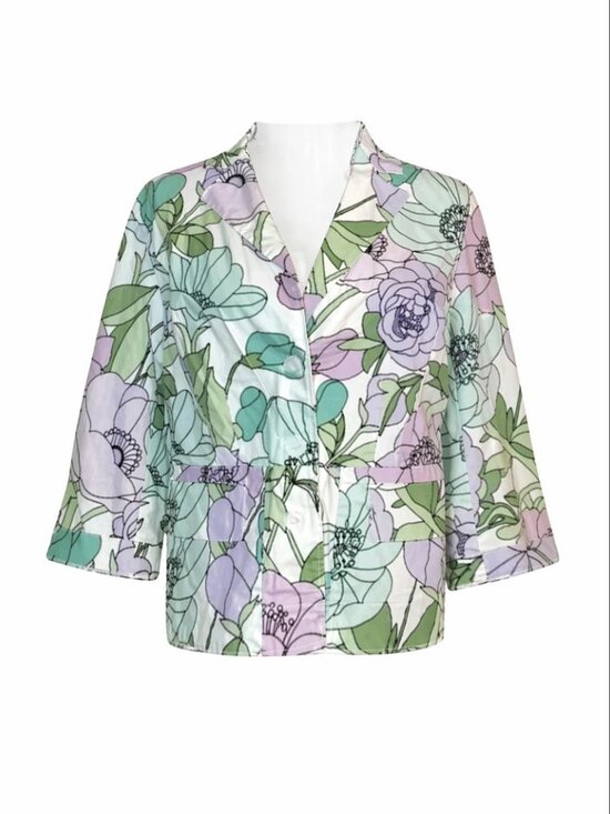 LOFT Jackets & Blazers - ANN TAYLOR LOFT: Floral Jacket - Stretch 10